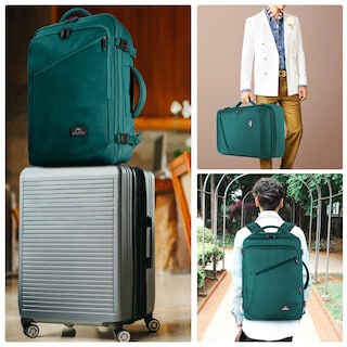 Foto 7 | Foto 7 | Mochila De Viaje Matein Para Objetos Personales, Tamaño 35 L, Color Azul Pavo Real - Venta Internacional.