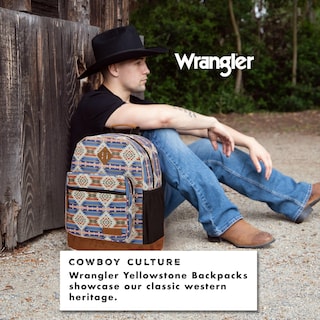 Foto 4 | Foto 4 | Mochila Wrangler Yellowstone De Estilo Occidental Resistente Al Agua - Venta Internacional.