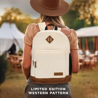 Foto 3 | Foto 3 | Mochila Wrangler Yellowstone Western Style Corduroy Cream - Venta Internacional.
