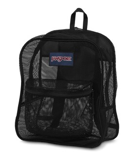 Foto 2 | Foto 2 | Mochila Jansport Mesh Pack Transparente Negra - Venta Internacional.