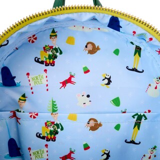 Foto 2 | Foto 2 | Mochila Loungefly De Warner Brothers Elf Buddy Con Lentejuelas Para Cosplay - Venta Internacional.