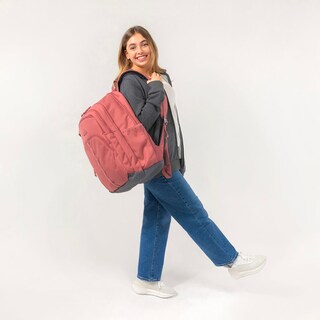 Foto 6 | Foto 6 | Mochila Adidas Prime 7 Twill Gris/gris/better Scarlet - Venta Internacional.