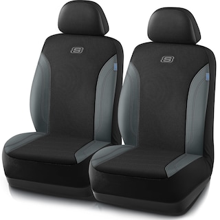 Foto 1 | Foto 1 | Fundas Para Asientos De Coche Skechers Work, Piel Oxford, Color Gris - Venta Internacional.