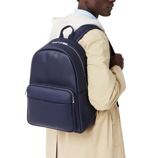 Foto 3 | Foto 3 | Mochila Lacoste Classic Para Portátil Con Bolsillo Para Hombre, Color Azul Medianoche - Venta Internacional.