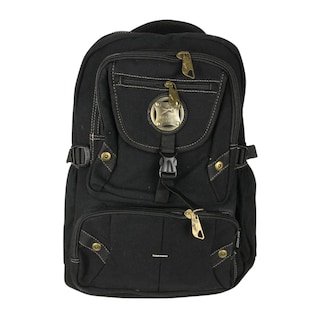 Foto 1 | Foto 1 | Mochila Golden Star Lona De Algodón Gf-1395 Color Negro