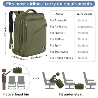 Foto 2 | Foto 2 | Mochila Matein De Viaje Para Hombre, Extra Grande, Resistente Al Agua - Venta Internacional.