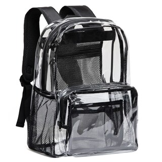 Foto 1 | Foto 1 | Mochila Transparente Vorspack Extra Grande De Pvc Transparente Negro - Venta Internacional.