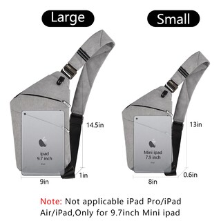 Foto 2 | Foto 2 | Bolso Bandolera Osoce 1.0s Gris Claro Antirrobo Para Mujeres Y Hombres - Venta Internacional.