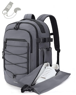 Foto 1 | Foto 1 | Mochila Bagsmart Carry On Travel De 30 Litros Con Bolsa Para Zapatos De 17.3 Pulgadas, Gris - Venta Internacional.
