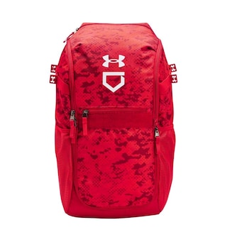 Foto 1 | Foto 1 | Mochila Under Armour Utility Baseball Unisex Para Adultos, Color Rojo Y Blanco - Venta Internacional.