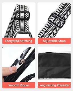 Foto 5 | Foto 5 | Bolso Bandolera Hulisen, De Pvc Transparente, Aprobado Para Estadios - Venta Internacional.