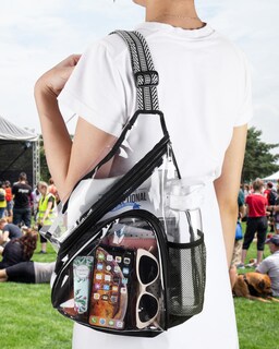 Foto 6 | Foto 6 | Bolso Bandolera Hulisen, De Pvc Transparente, Aprobado Para Estadios - Venta Internacional.