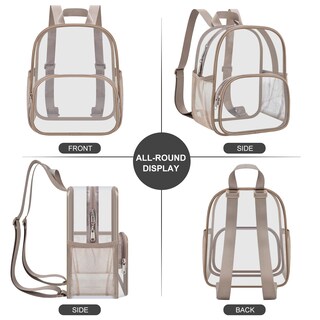 Foto 2 | Foto 2 | Mochila Transparente Uspeclare Para Eventos En Estadios, Pequeña, 29 X 24 X 15 Cm - Venta Internacional.