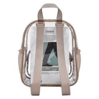 Foto 4 | Foto 4 | Mochila Transparente Busiuw Para Eventos En Estadios, 30 X 30 X 15 Cm, Color Caqui - Venta Internacional.