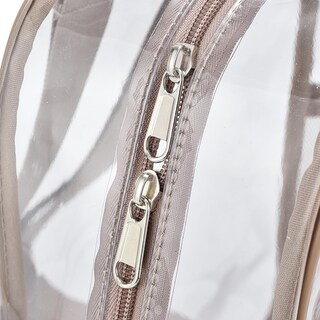 Foto 7 | Foto 7 | Mochila Transparente Busiuw Para Eventos En Estadios, 30 X 30 X 15 Cm, Color Caqui - Venta Internacional.