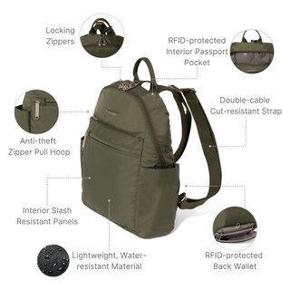 Foto 3 | Foto 3 | Mochila Baggallini Securtex Antirrobo Para Viajes De Vacaciones - Venta Internacional.