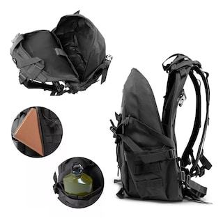 Foto 2 | Foto 2 | Mochila Tactica De Cámping Impermeable Gran Capacidad 45l Negro