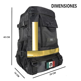 Foto 3 | Foto 3 | Mochila Deportiva Ligera Multiusos Eo Safe Imports Esi-8393-1 Negro