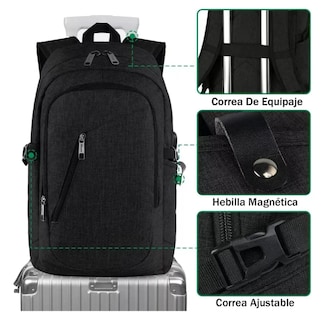Foto 5 | Foto 5 | Mochila Xtellar Para Laptop Hombre Mochila De Viaje Color Negro