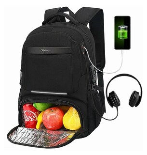 Foto 1 | Foto 1 | Xtellar Mochila De Almuerzo Antirrobo Impermeable A Portátil 15,6i Color Negro Diseño De La Tela Oxford 900d