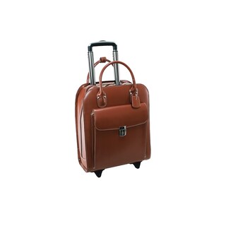 Foto 1 | Foto 1 | Maletín Para Portátil Mcklein Uptown 15 De Piel Con Ruedas, Color Marrón - Venta Internacional.