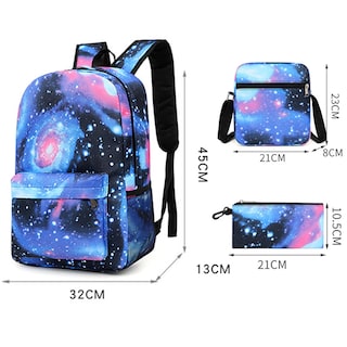 Foto 6 | Foto 6 | Mochila Stitch Children Starry Night School, 3 Unidades Con Lápiz - Venta Internacional.
