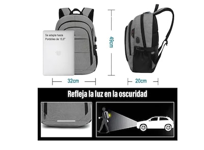 Foto 4 | Foto 4 | Mochila Xtellar Urbana Para Portátil De Capacidad Ajustable De 20-35l