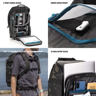 Foto 5 | Foto 5 | Mochila Tenba Axis V2 16l Multicam Negra Para Cámara Y Tableta - Venta Internacional.