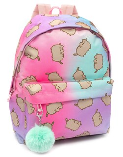 Foto 1 | Foto 1 | Mochila Rosa Pusheen Con Llavero Con Pompones, 40,5 X 32 X 18 Cm - Venta Internacional.