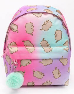 Foto 2 | Foto 2 | Mochila Rosa Pusheen Con Llavero Con Pompones, 40,5 X 32 X 18 Cm - Venta Internacional.