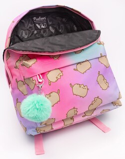 Foto 5 | Foto 5 | Mochila Rosa Pusheen Con Llavero Con Pompones, 40,5 X 32 X 18 Cm - Venta Internacional.