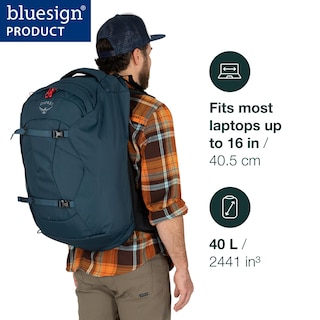 Foto 2 | Foto 2 | Mochila De Viaje Osprey Farpoint 40l Para Hombre, Gopher Green - Venta Internacional.