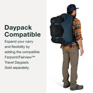Foto 6 | Foto 6 | Mochila De Viaje Osprey Farpoint 40l Para Hombre, Gopher Green - Venta Internacional.