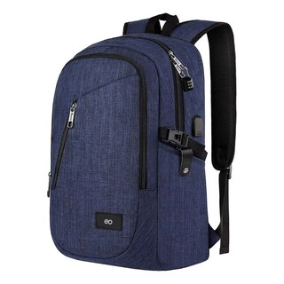 Foto 3 | Foto 3 | Mochila Para Laptop Impermeable Y Antirrobo Con Candado Eo Safe Imports Esi-19856 Azul