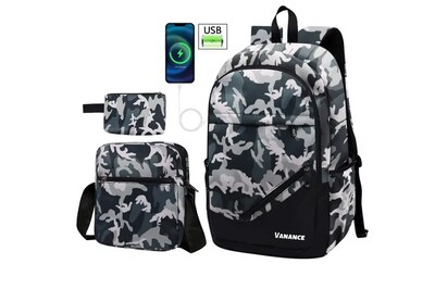 Foto 1 | Foto 1 | Xtellar Mochila Antirrobo Multiusos Con Compartimentos De Almacenamiento, Impermeable, Oxford 900d, Estilo Camuflaje Chic