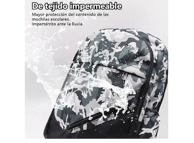 Foto 4 | Foto 4 | Xtellar Mochila Antirrobo Multiusos Con Compartimentos De Almacenamiento, Impermeable, Oxford 900d, Estilo Camuflaje Chic
