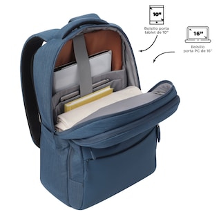 Foto 4 | Foto 5 | Mochila Ergonómica Grande Porta Laptop 16 | 16 L Dallas