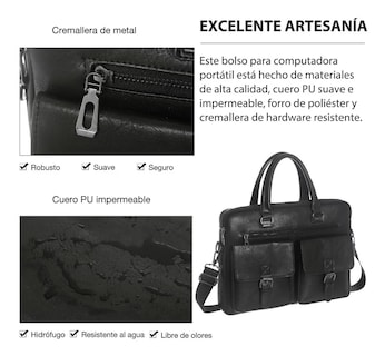 Foto 3 | Foto 3 | Portafolio para Caballero Malubero Maletin Negro
