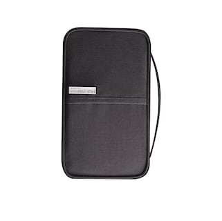 Foto 1 | Foto 1 | Cartera Porta Funda Pasaporte Documentos, Negro