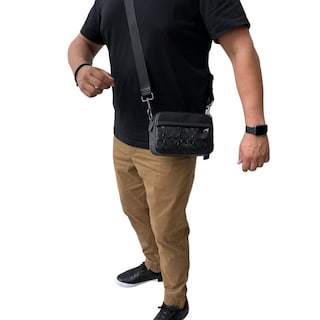 Foto 5 | Foto 5 | Bolsa Coach Crossbody Signature Negra