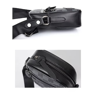 Foto 3 | Foto 3 | Bolso Para Hombre Crossbody Belug, Bandolera Maletín Moda Casual Cuadros Negro