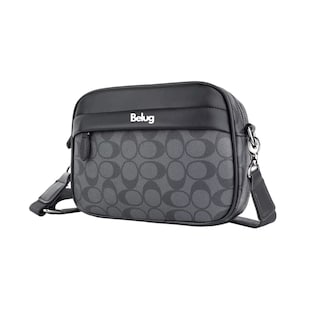 Foto 1 | Foto 1 | Bolso Para Hombre Crossbody Belug, Bandolera Maletín Moda Casual Círculos Negro