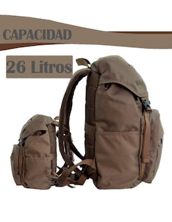 Foto 3 | Foto 3 | Mochila Mod. Downtown Con Cubierta Color Caqui