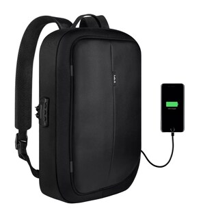 Foto 1 | Foto 1 | Mochila Antirrobo Impermeable Lujo Candado Para Laptop Color Negro
