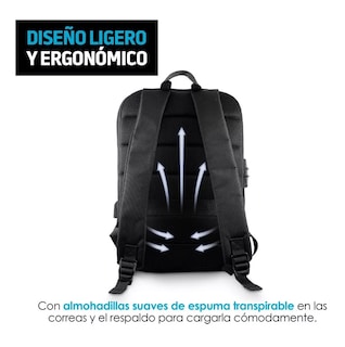 Foto 5 | Foto 5 | Mochila Antirrobo Impermeable Lujo Candado Para Laptop Color Negro