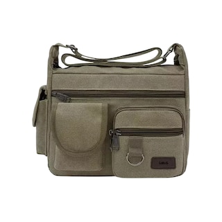 Foto 1 | Foto 1 | Bandolera Y Bandolera De Lona Para Hombre Y Mujer Lab,g Verde