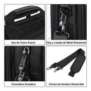 Foto 5 | Foto 5 | Maletin Lab.g Para Laptop Hombre Portafolios Negro