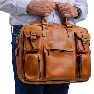 Foto 5 | Foto 5 | Portafolio Piel Genuina Castelli Laptop 17 Pulgadas Hombre