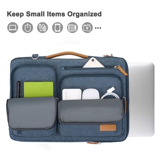 Foto 2 | Foto 2 | Bolso De Hombro Para Portátil Mosiso 360 Protective 13-13.3 Pulgadas Haze Blue - Venta Internacional.