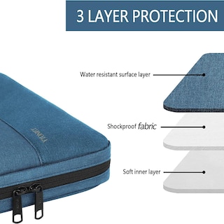 Foto 2 | Foto 2 | Funda Para Portátil Ytonet 13-13 3 Pulgadas  Resistente Al Agua  Color Verde Azulado Oscuro - Venta Internacional.